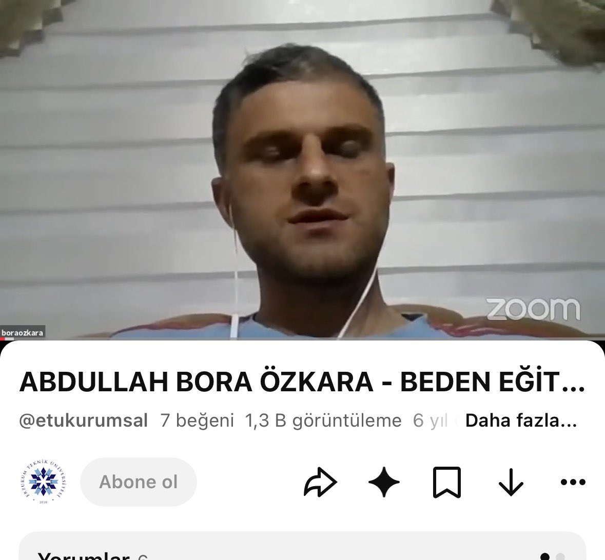 Ahmetercanlar's tweet photo. Fenerbahçe maçlarında garip kararları ile gündem olan yardımcı hakem Abdullah Bora Özkara'nın üzerinde Trabzonspor forması var. Cihan Aydın'dan sonra ikinci vaka. 3 büyüklerin maçlarına verilmemeli.  @MHK_Resmi https://t.co/c7KvNd3dKQ