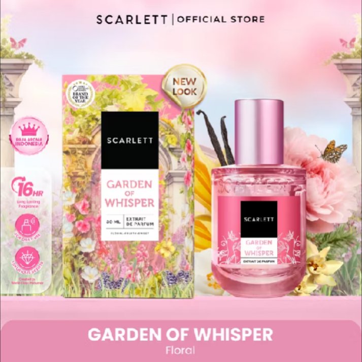 SisilMark's tweet photo. scarlett - garden of whisper ini wangi floral yang enakk banget, tahan lama, terus juga wangi nya tuh kalemm, kayak di taman bunga
https://t.co/ZsE0t9fdYJ https://t.co/Z1Is4KlORI