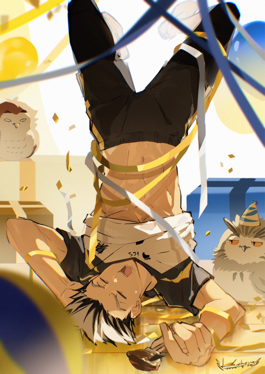 linlinzhong1205's tweet photo. 🦉🥳

#木兎光太郎生誕祭2026
#木兎光太郎誕生祭2026
#bokuto #ハイキュー https://t.co/iqBeAVJ3Kx