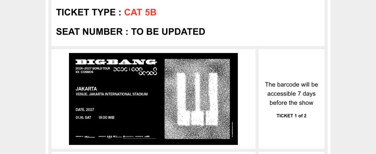 adamdarmawan_'s tweet photo. WTS BIGBANG IN JAKARTA 
CAT 5B 2TIX
3jt/tix
💯 Trusted 
Semua data dikasih https://t.co/UlyVwYU6B8