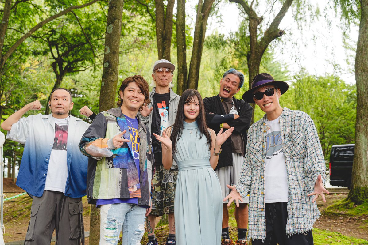 FLOW_official's tweet photo. 『ナガノアニエラフェスタ2026』
にDay2のトップバッターとして出演させていただきました！🎸

ASCA( @ASCA_and_staff )さんと「ブルーバード」をコラボ披露🎤✨
MADKID YOU-TA( @YOUTA_MDKD )さんに「GO!!!」にご参加いただきました🔥

毎年最高に盛り上がるアニエラに参加できて嬉しいです🙏

ご来場いただいた皆様、ありがとうございました🙌

photo by SUGI（ @Sugi_Yu7）
#アニエラ #ナガノアニエラ #naf2026