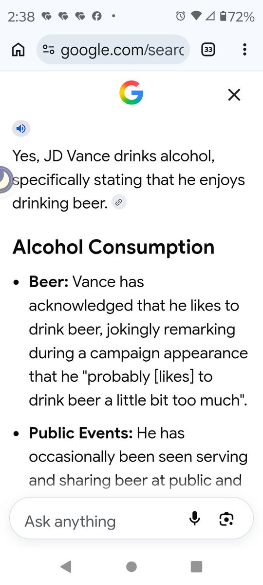 doubles2outlook's tweet photo. Do you think JD Vance 
has had a beer with trump
I believe..
trump lies about his usage
During his nightclub era.. https://t.co/ULt9xGpjKr