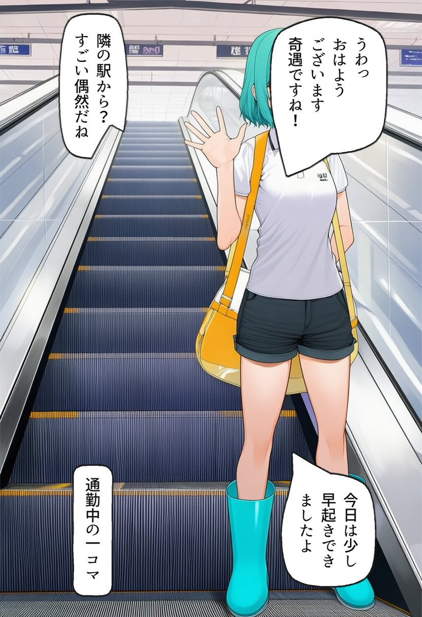OnThecloudrock's tweet photo. エスカレーターのお裾分け（1/2） https://t.co/Syo9qlDFPy