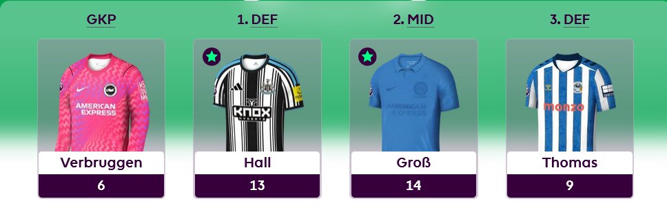 FPLFocal's tweet photo. Bench disaster of the week 😬 https://t.co/774NJsl7E4