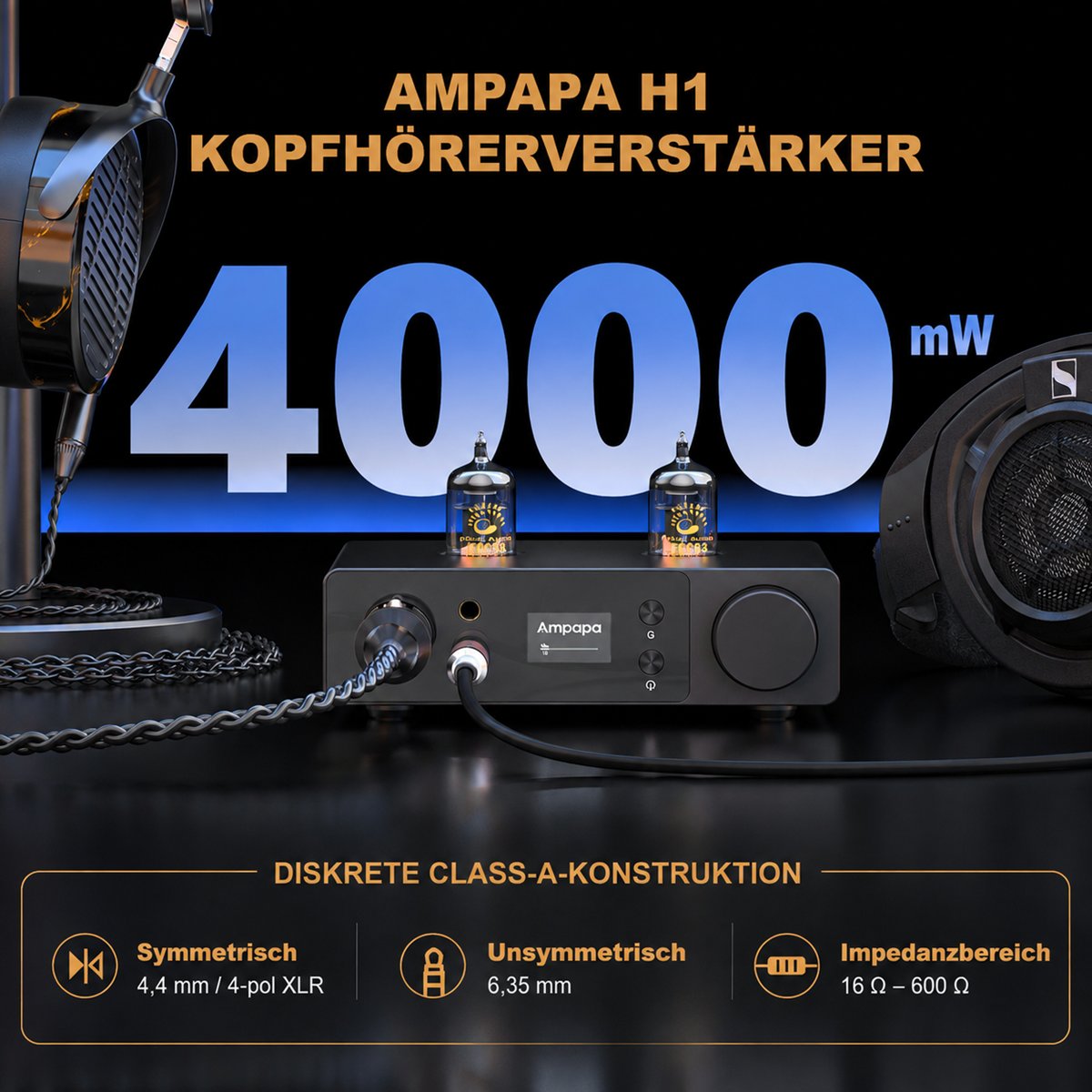 DoukAudio2nej's tweet photo. 🔥 Launch-Sonderpreis: 15% Rabatt auf den Ampapa H1!
Warme Röhrenklang &amp; 4000mW Power zum besten Preis.
⏳ Nur kurz verfügbar – sichern Sie sich den Deal!
🎧 Perfekt für 16–600 Ω Kopfhörer.

#AmpapaH1 #HiFi #Sale #TubeAmp #AudioDeal https://t.co/Ebl5FswLrC