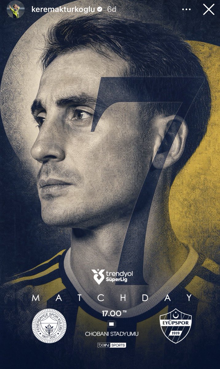 ajansfenercom's tweet photo. Kerem Aktürkoğlu’nun maç günü paylaşımı. 

#FenerinMaçıVar https://t.co/KzwdqUuJ0q