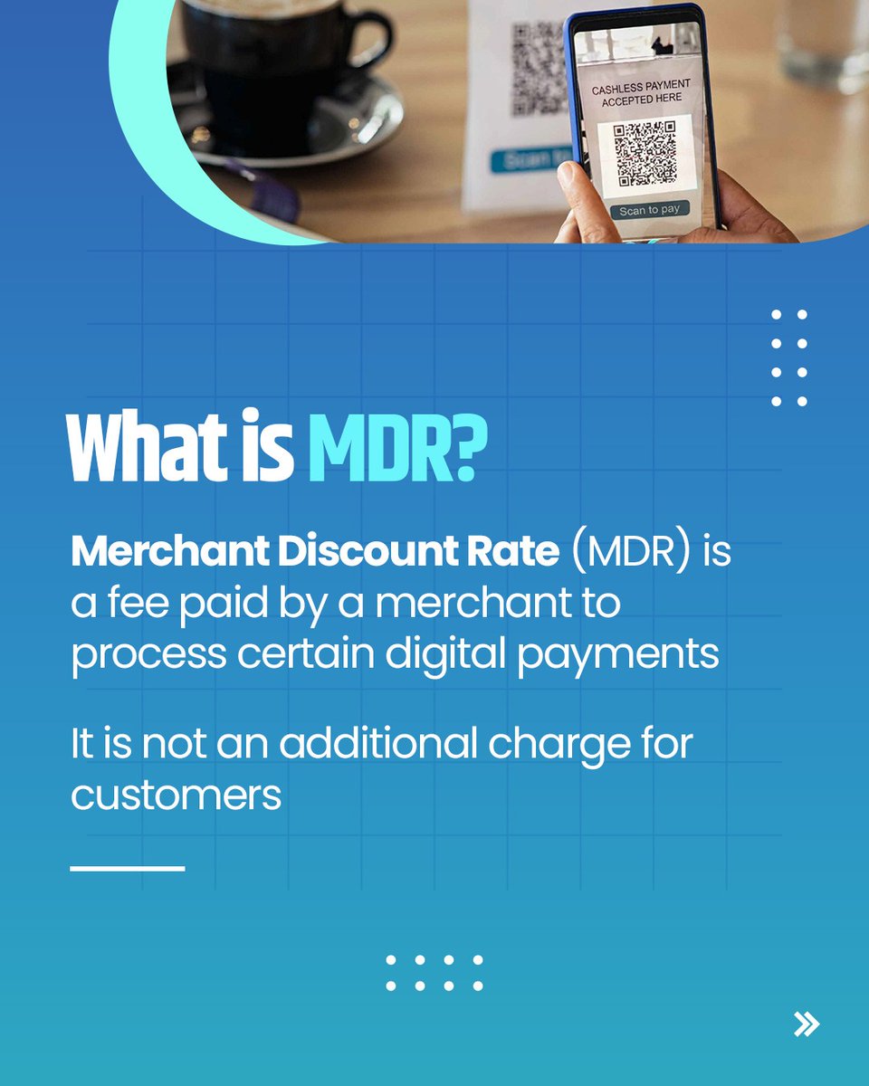 PIB_India's tweet photo. 🔰UPI & MDR: What’s changing? 💳📲

▪️What does MDR mean, where does it apply, and what does it mean for everyday UPI payments? 

👇Here’s a simple breakdown, including how small merchants continue to remain protected.

#UPI #DigitalPayments #UPIPayments #MDR
@UPI_NPCI @FinMinIndia 
(1/2)
