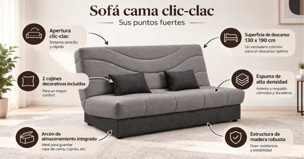 bedsofa_es's tweet photo. Descubra nuestra nueva colección de Sofás Cama Clic Clac, una solución práctica y funcional para disponer de una auténtica cama adicional de matrimonio sin ocupar espacio.
https://t.co/5NYnIjYvpm
#bedsofa #sofascama #clicclac #sofacamalibro #sofacamacliclac #espaciospequeños https://t.co/eBhD9pyTFY