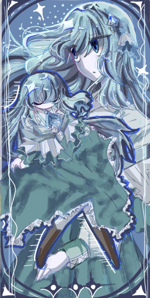 clock_prizeair's tweet photo. 絵チャ産！！！
1〜2枚目は曲パロ！！
#OC #創作 https://t.co/H5449b8dNn