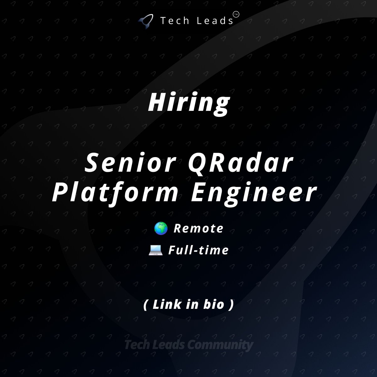 tleadscommunity's tweet photo. Hiring Senior QRadar Platform Engineer (Remote)

A global technology company with 3,000+ professionals delivering secure, scalable technology solutions.

👤 Senior QRadar Platform Engineer (Remote)

Own enterprise IBM QRadar architecture, health, integrations and strategic roadmap. 7+ years in IT security and 5+ years with QRadar required. Expertise in log onboarding, DSMs, AQL, performance tuning, HA/DR, cloud integrations, patching and team leadership.

🚀 Apply: Link in bio

Lead Id: 17906