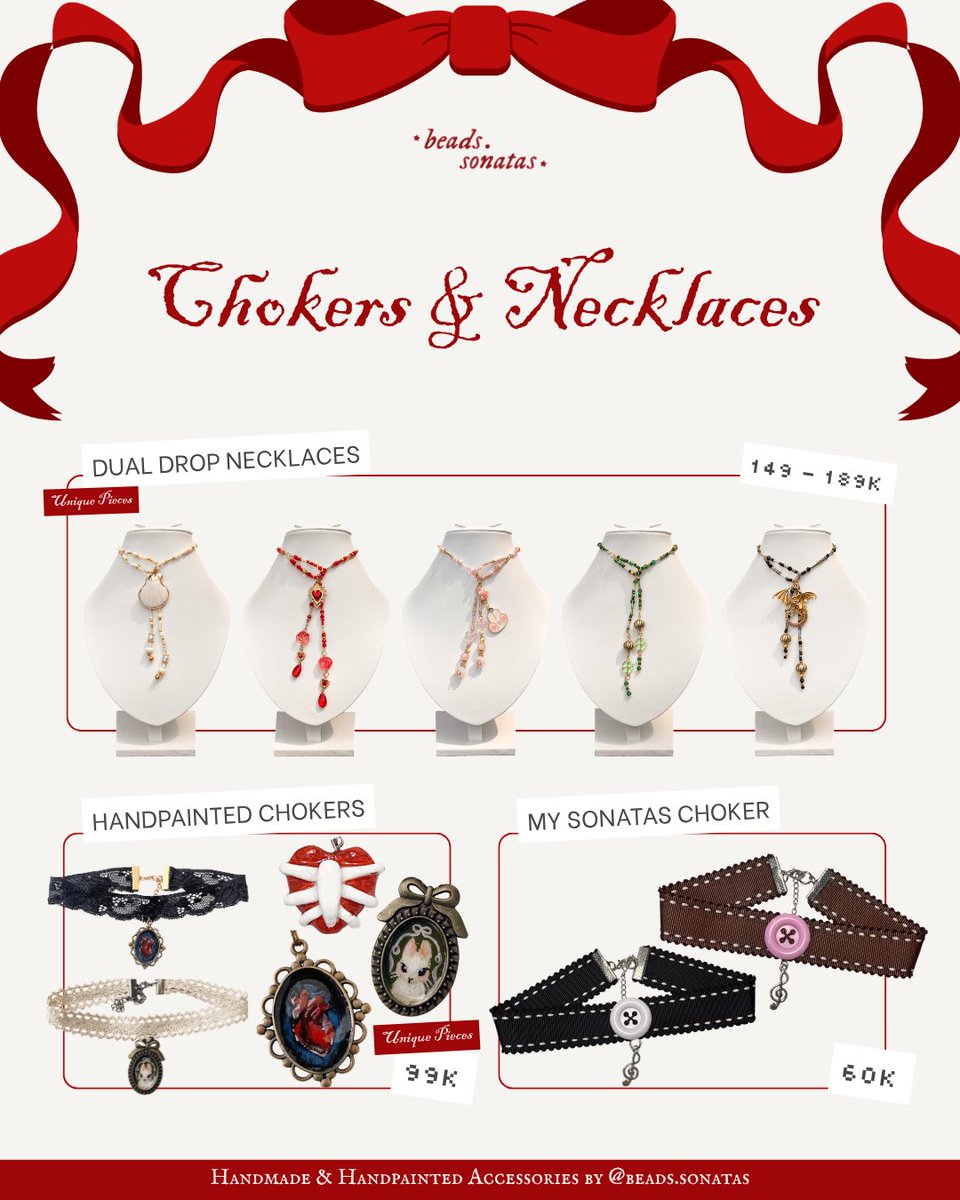 beads_sonatas's tweet photo. BEADS SONATAS CATALOGUE
(We're mainly on IG!)

#CF23 &amp; Arcane Alley BATCH 1 PRE-ORDER
[❤️&amp;🔁 very appreciated]

🗓️ 20Sept – 2Oct
📦 Pick Up Both Days &amp; Mail Order
🍎 Apothecary Diaries, Originals, Handmade Accessories

🔗 https://t.co/BzaGW8KBjC

#Comifuro23 #cf23catalogue 
(1/2) https://t.co/Vk3dwhSUXD