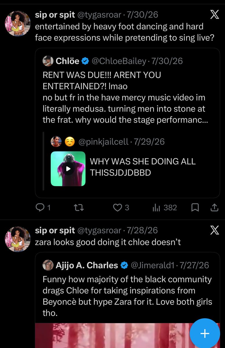 movemizzy's tweet photo. Ppl that don’t like Chloe can never shut up about her. I’m convinced she’s giving this account sleepless nights https://t.co/9yrI8dXJVK