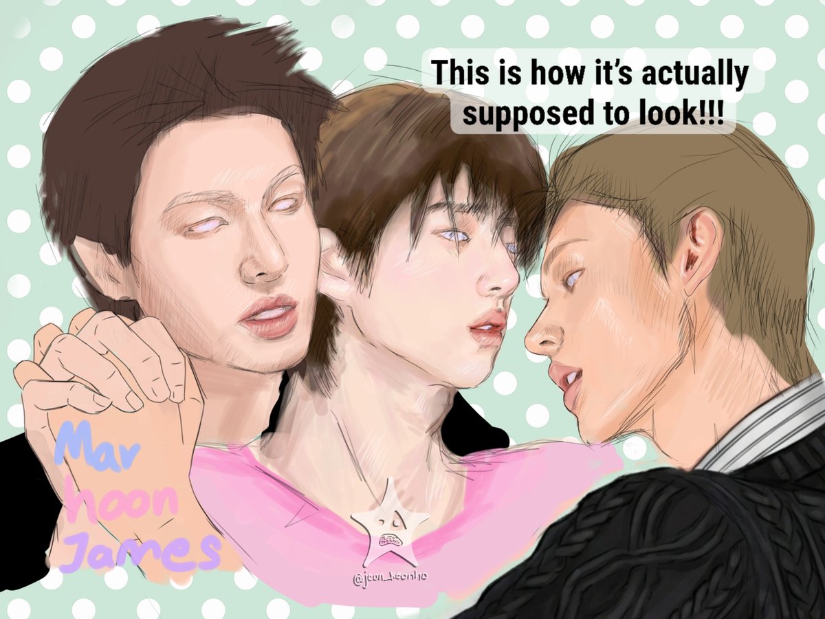 JeonKeonho2007's tweet photo. You all are criticizing way too quickly. This isn't meant to be sexual at all! Interpretation depends on the viewer, so if you don't like it, feel free to scroll past. I draw idols respectfully. 🙏💯
#marhoon #jameshoon #marjames #fanart https://t.co/4d0uOaeLD8
