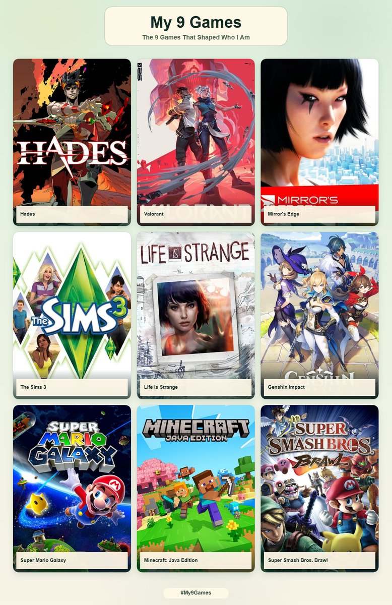ezriate's tweet photo. 🔮😈9 Video Games That Shaped Me 😈🔮

Can you tell we were a Wii household growing up? Hehe~ https://t.co/4FLxRCti2p