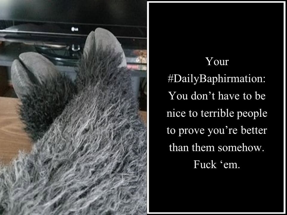 SatanicSF's tweet photo. #DailyBaphirmation https://t.co/NX3INjxr44