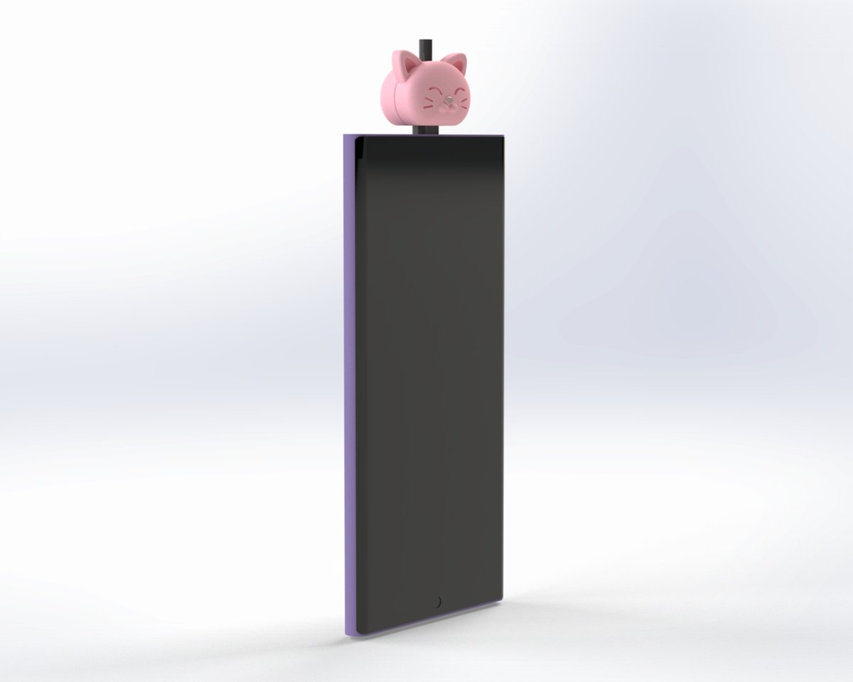Mechoryx's tweet photo. PawLink — Cable End Sleeve | Product Design Concept

A cable end sleeve does not have to be purely functional. Thoughtful product design can turn a simple component into a recognizable product.
PawLink is a cat-inspired cable end sleeve concept designed around a combination of cable protection, compact geometry, and visual identity.

Design focus
Cable end protection
Compact and lightweight form
Smooth, rounded geometry
Integrated decorative features
CAD-driven product development
Design suitable for prototyping and manufacturing
The goal was to explore how an everyday cable accessory can be transformed through 3D CAD modeling and product-focused design thinking, without compromising its fundamental purpose.
Designed and developed as a 3D CAD product concept.
What are your thoughts on combining functional engineering with character-driven product design?

@SOLIDWORKS  @fiverr @BambulabGlobal  
#CAD #3DModeling #SolidWorks #ProductDesign #MechanicalDesign #IndustrialDesign #CADDesign #3DDesign #ProductDevelopment #EngineeringDesign #Prototyping #DesignEngineering #MECHORYX #CableManagement