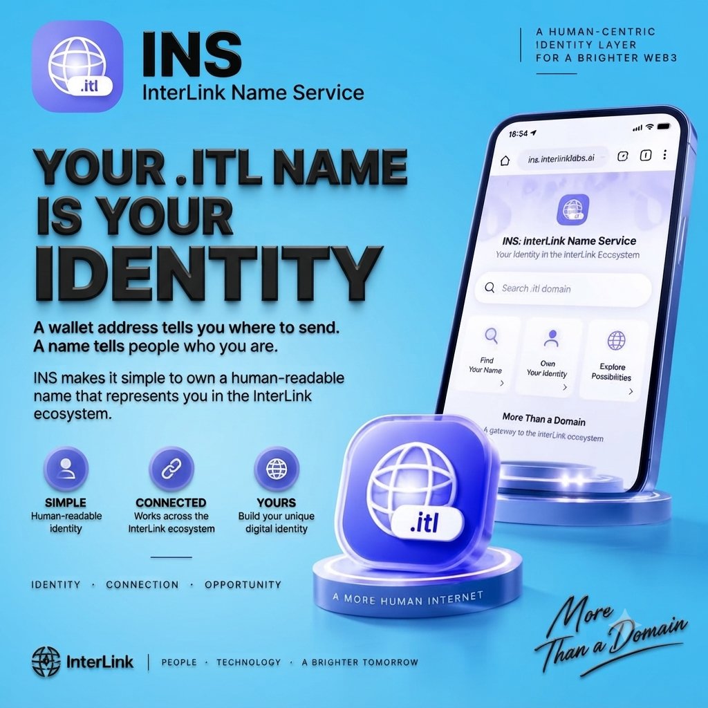 VaasuKadiri94's tweet photo. Claim your unique digital identity today. Drop a ๐ if you've secured your .ITL name! ๐
โ#InterLink #INS #ITL #ITLG #CommunityFirst #Web3Community #BuildingTogether https://t.co/gx1gzGba1C
