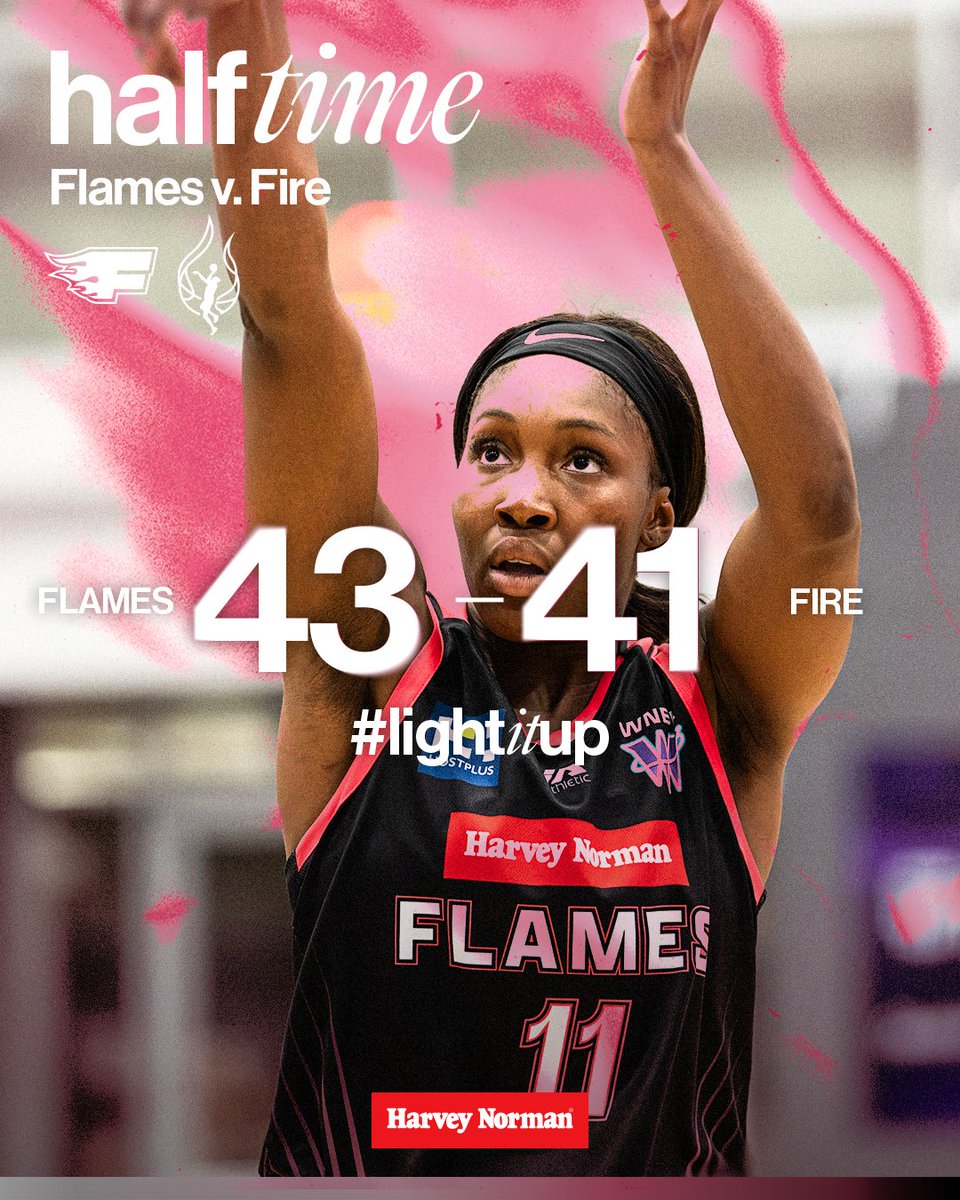 TheSydneyFlames's tweet photo. A strong second quarter sees us up at the break ๐
โ๏ธ Agnes Emma-Nnopu leading the way with 15 points #lightitup https://t.co/hMw2izPcVP