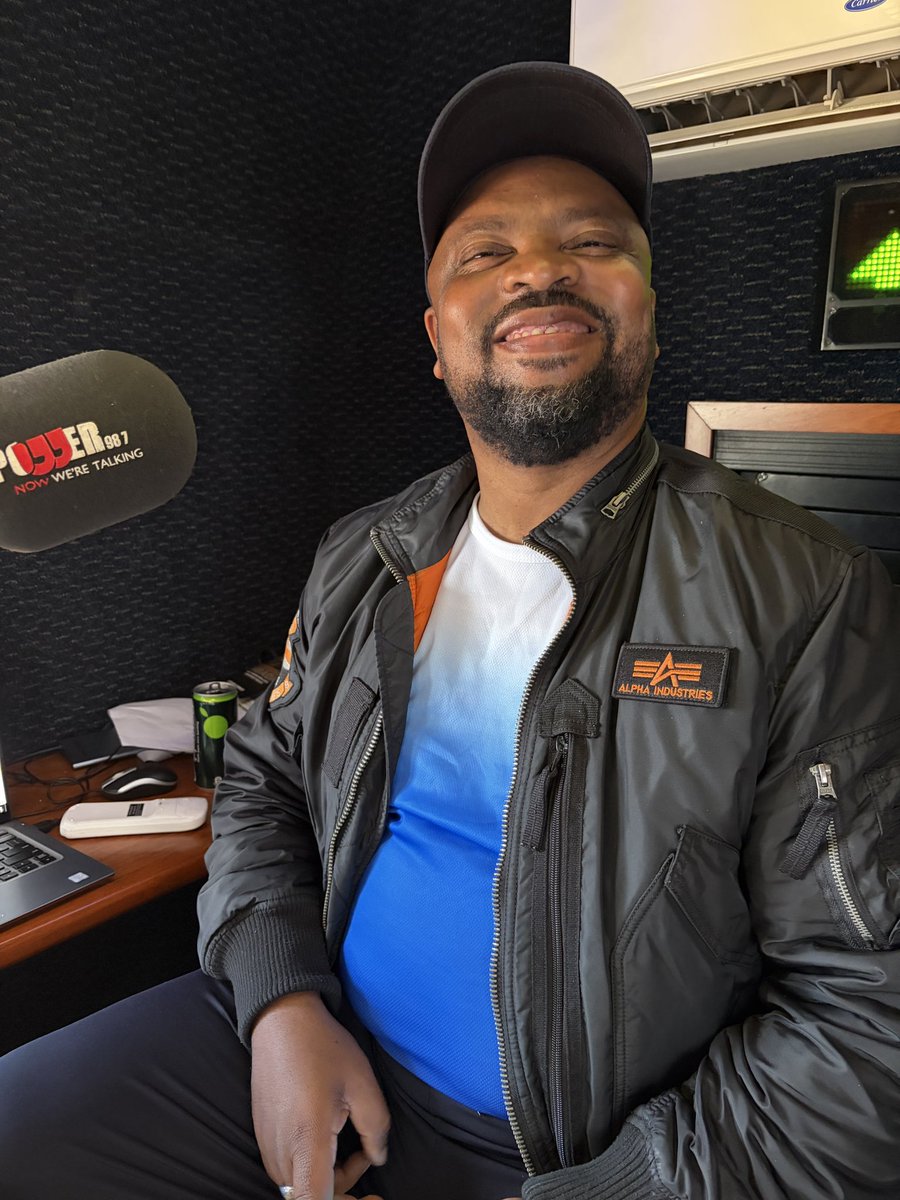 Powerfm987's tweet photo. [ON AIR] @sellohatang is in conversation with Minah Sindane Bloem and Llewellyn Hartnick, Authors of Defence Technology Made Easy. 

#POWERWeek 
#AAD2026
@SANDF_ZA https://t.co/UzvNUxVakc