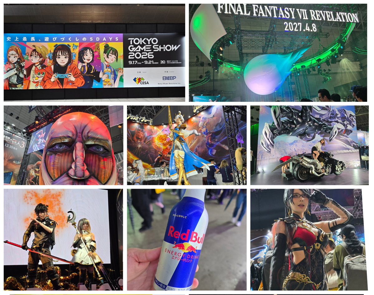 Fkun7c321's tweet photo. 東京ゲームショウ2026
めちゃめちゃ楽しかったです👍
参加された方お疲れ様でした🙆
#東京ゲームショウ2026 
#TOKYOGAMESHOW2026 https://t.co/hkiLpqH4Ys