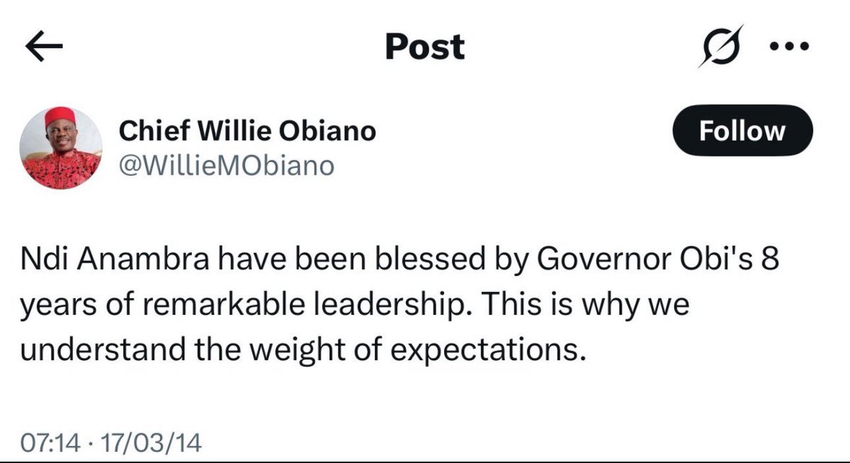 obidientparody's tweet photo. What a shame, the same Soludo that campaigned and won election with Peter Obi's influence?

Is it now that the only thing Tinubu's government brought to Anambra state is hunger, poverty and insecurity that they will believe him? 

Noisemakers and brainwashed gullible wey suffer no dey tire.
