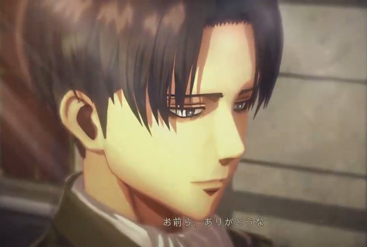 hangestaint's tweet photo. Levi smile compilation 🥹 the face of a wounded but kind man, grateful to see children act like the children they are https://t.co/dvtCEwCBB2