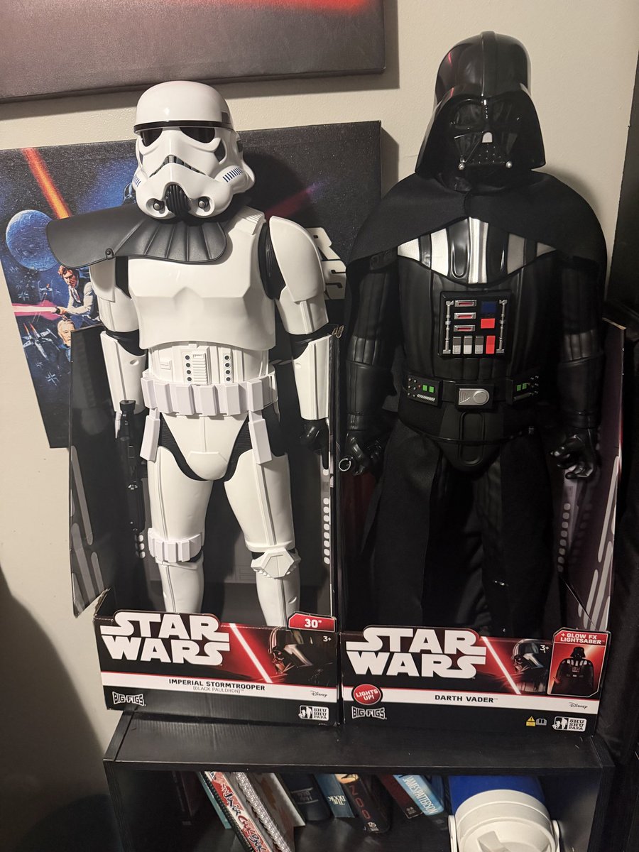culbergmit_doug's tweet photo. So I have an obsession with everything Star Wars. Found these two out in the wild yesterday and you don’t see these anymore. 50 bucks a piece but totally worth it… https://t.co/PATN5NYjcc