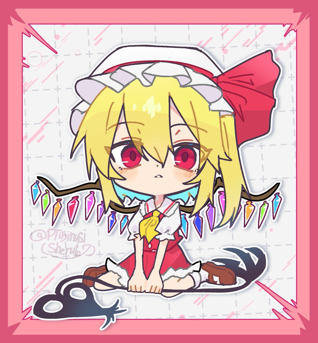 PTibinusi's tweet photo. フランちゃん💥
#東方Project #フランドール・スカーレット https://t.co/tZImL9JXVB