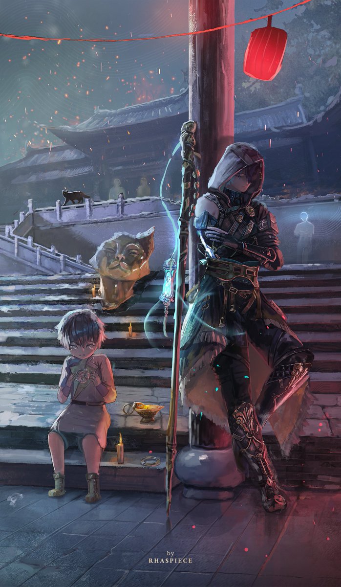 rhaspiece's tweet photo. "True God, False God... All For Nothing"

#WutheringWaves #WuWaFanart https://t.co/0U6o2J25QC