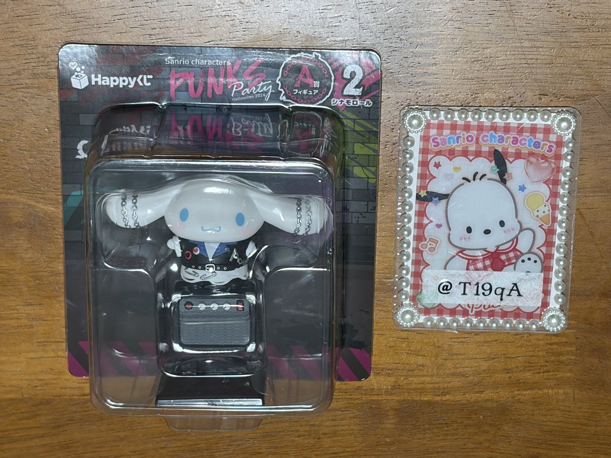 T19qA's tweet photo. 【交換】サンリオ ハッピーくじ フィギュア

譲：A賞 シナモンロール

求：A賞 ポムポムプリン

郵送 or 9/23池袋手渡し可能です。
お気軽にお声掛けください！ https://t.co/EN2ZPnyDrV
