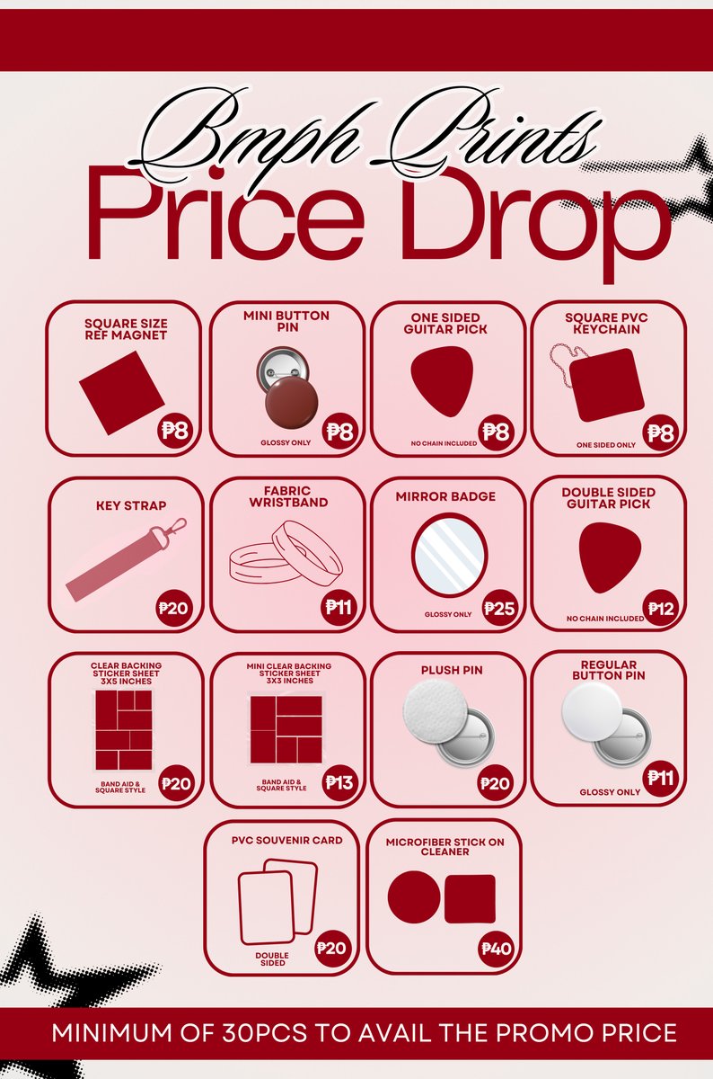 Cbandmerchph_'s tweet photo. ✨September price drop ✨

•PAYO only to secure a slot
•Send your own layout
•Dm us for sure slot taker
•No reservations 
•Price below is for this promo only and not available once the promo ended

Check our sample prints here: https://t.co/rcgefhPLh6

Enha dunkin buyers = 20 slots only
Regular slots = 50 available 

Once all slots taken, Any habol orders will not be accepted to avoid any delays with the productions

Avail only if willing to wait 🫶 incase you need on a earlier date please confirm with us first if possible before placing an order

To follow layout is okay! No expiration yung slot

To claim the free packaging you must RT this promo tweet before availing ☺️

Thank you so much~ Please wait for our reply 🫶