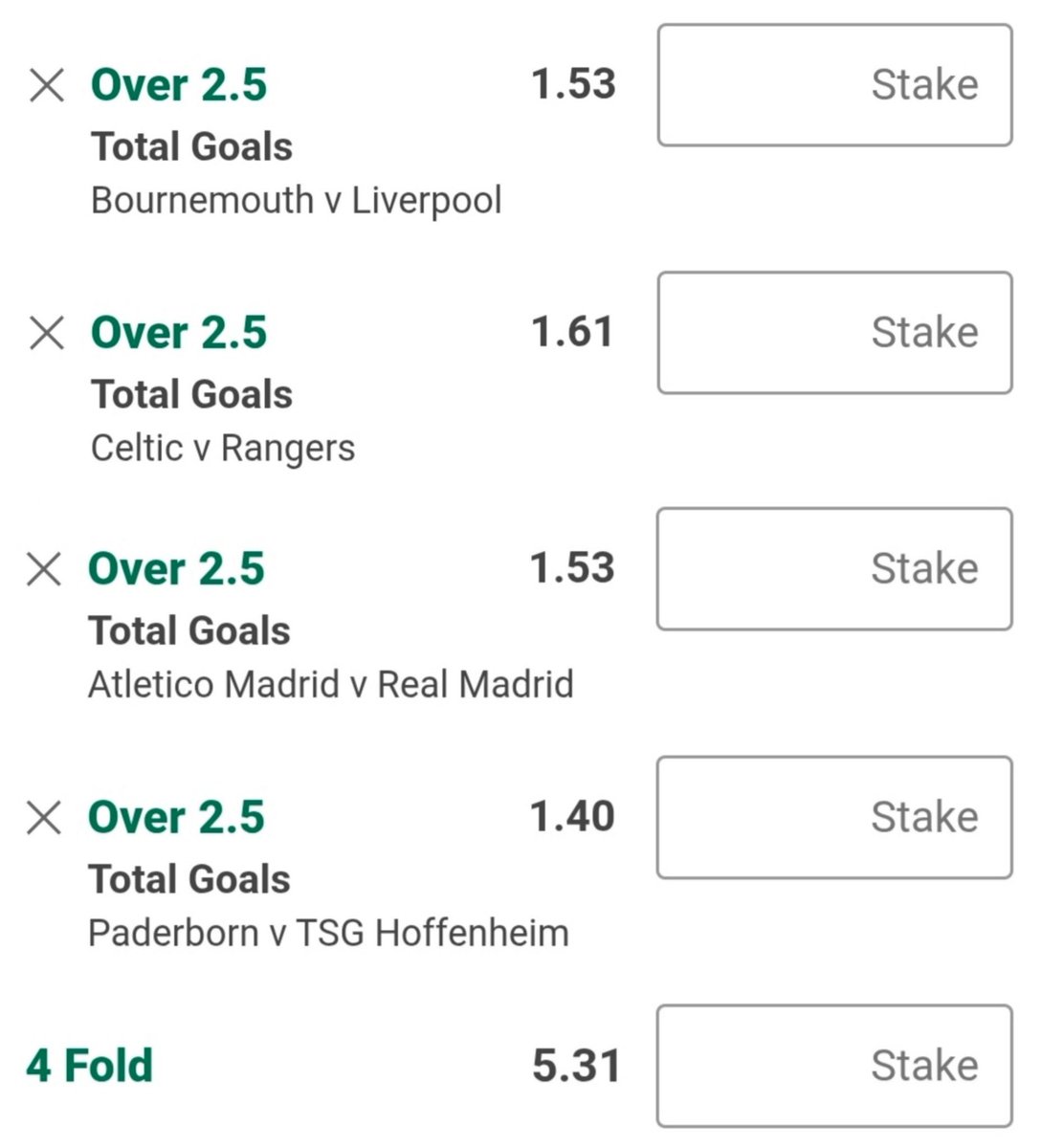 LevyKingTips's tweet photo. Sunday Over 2.5 selections 🧪 https://t.co/Bm7zXd8zdV
