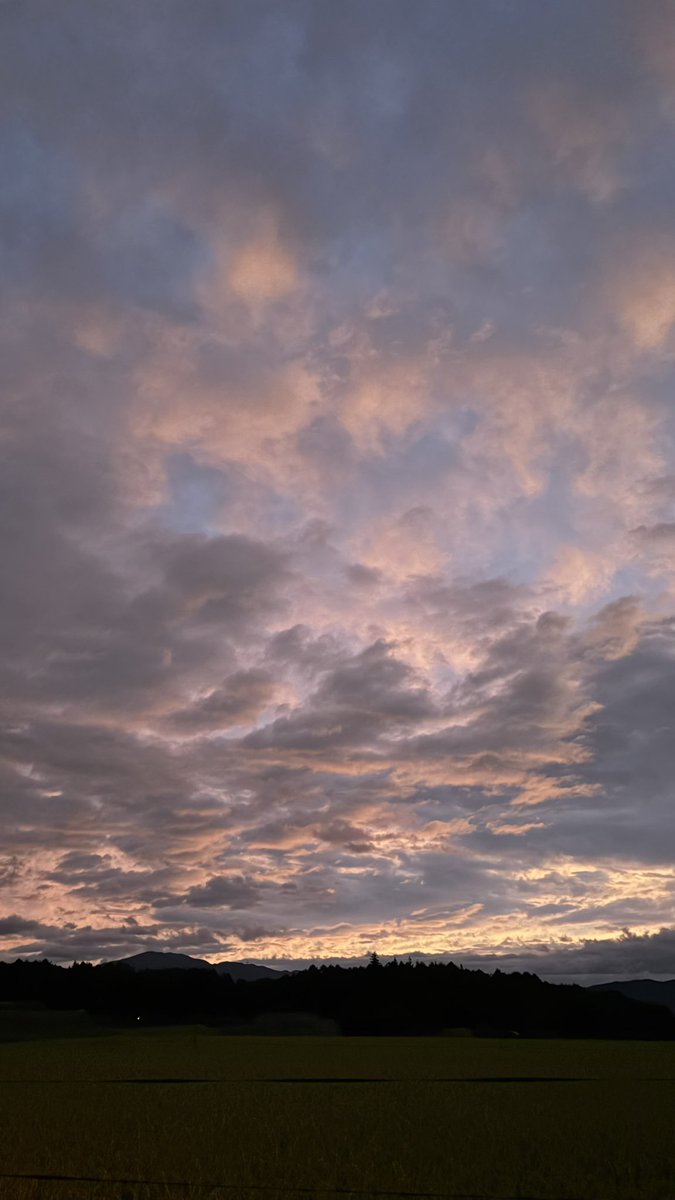 Gayaapii's tweet photo. 今日の夕焼け https://t.co/hV4obf6HJG