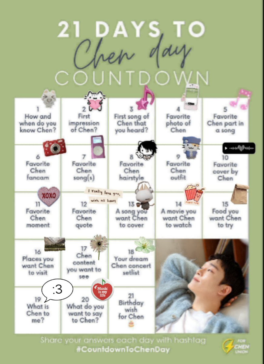 aajongdae's tweet photo. 20. say something to chen

so many moments in my life with ur voice in them. ur songs have stayed with me through different versions of myself, and so have u 💛

so yes, your songs are my life. but, so much of my life has you in it too, jongdae 💛
#CountdownToChenDay #첸 https://t.co/WpvNsSaC6g