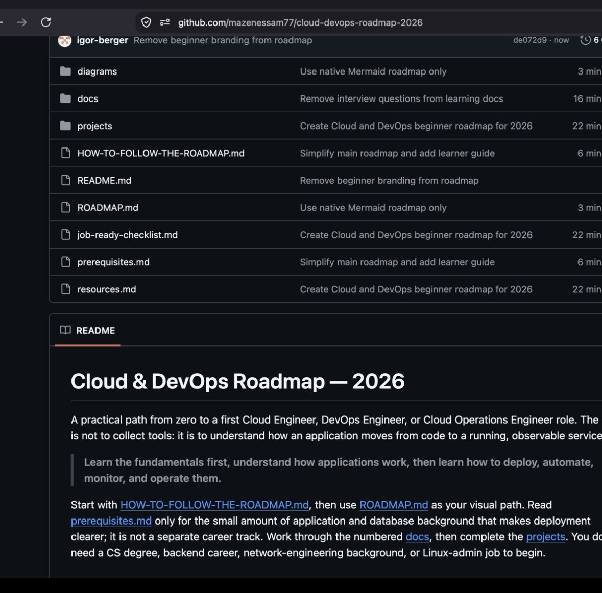doncallmemezo's tweet photo. صبح علي الناس الحلوه دي roadmap عملتها ازاي انا ذاكرت cloud و devops هاااا يعني مش شرط تكون دي اساسيه وفي اكيد حجات تانيه كتير انا بشارك الي انا عملته لعله يفيد وحاطتلك guidance ازاي تمشي فيها عشان متتلغبطش قولت اشاركها عشان ناس كتير دخلت تسئلني
https://t.co/AYwlNZqZLY
Repo https://t.co/JHKQqQrulA