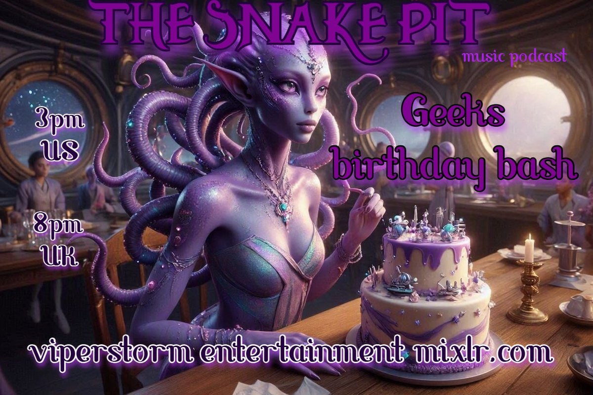 ViperStormSM's tweet photo. Join Viper today for Geekaloompa's Birthday Bash + Tracks produced by Mr Dark!! Today 8pm UK 3pm US! Listen at https://t.co/IxARhbowmS Mild Language Warning! Experience The Energy &amp; Heal Your Mind! https://t.co/IO23pj5Zsl