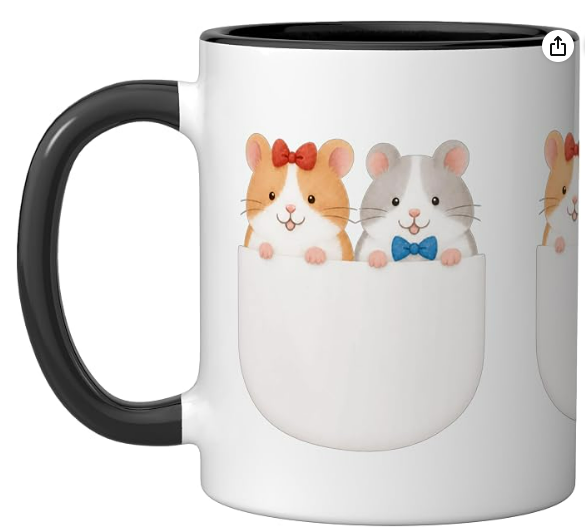 Kogetsu1610's tweet photo. Pocket Peek Hamsters, Cute Hamster Friends Illustration

Pocket Peek Hamsters, Cute Hamster Friends Illustration Ceramic Mug, 11ounces

👇 Find out more here 
🔗 [https://t.co/Whd0ve0rMI]

#Hamster #CuteIllustration #AnimalArt #OriginalArt #GalleryKogetsu https://t.co/OXUiLi36BA