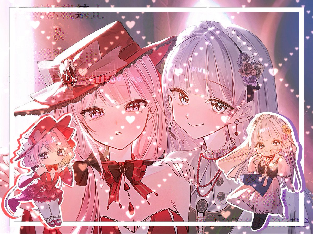 Nyagu_amane's tweet photo. commission💜🩷 https://t.co/374bpA4sov