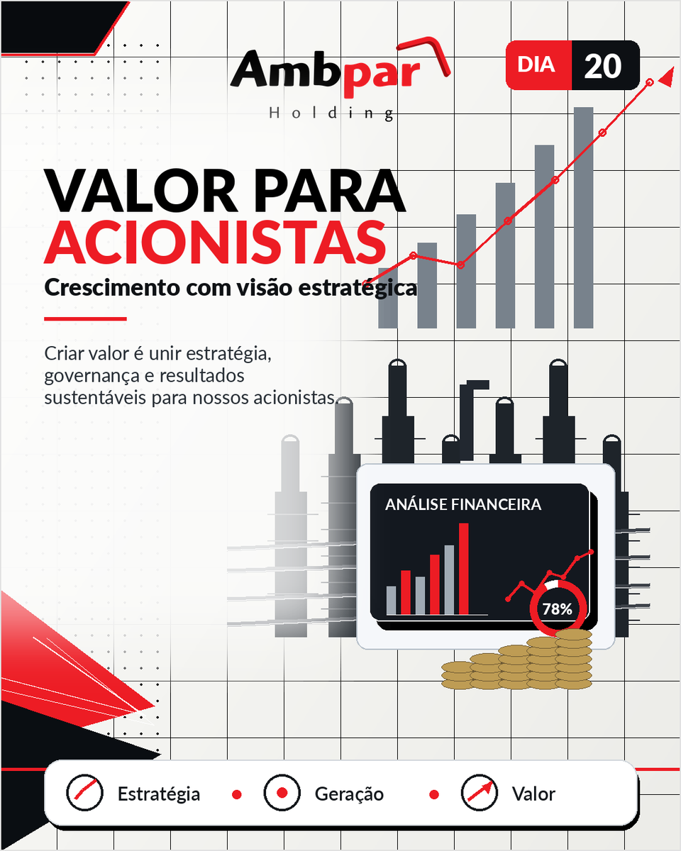 DouglasMoretto's tweet photo. Valor para Acionistas

Criar valor exige disciplina, governança e foco no crescimento das empresas investidas.

Valor consistente nasce de decisões bem construídas.

#AmbparHolding #CriaçãoDeValor #ValorParaAcionistas https://t.co/OZX4Dw3aAI
