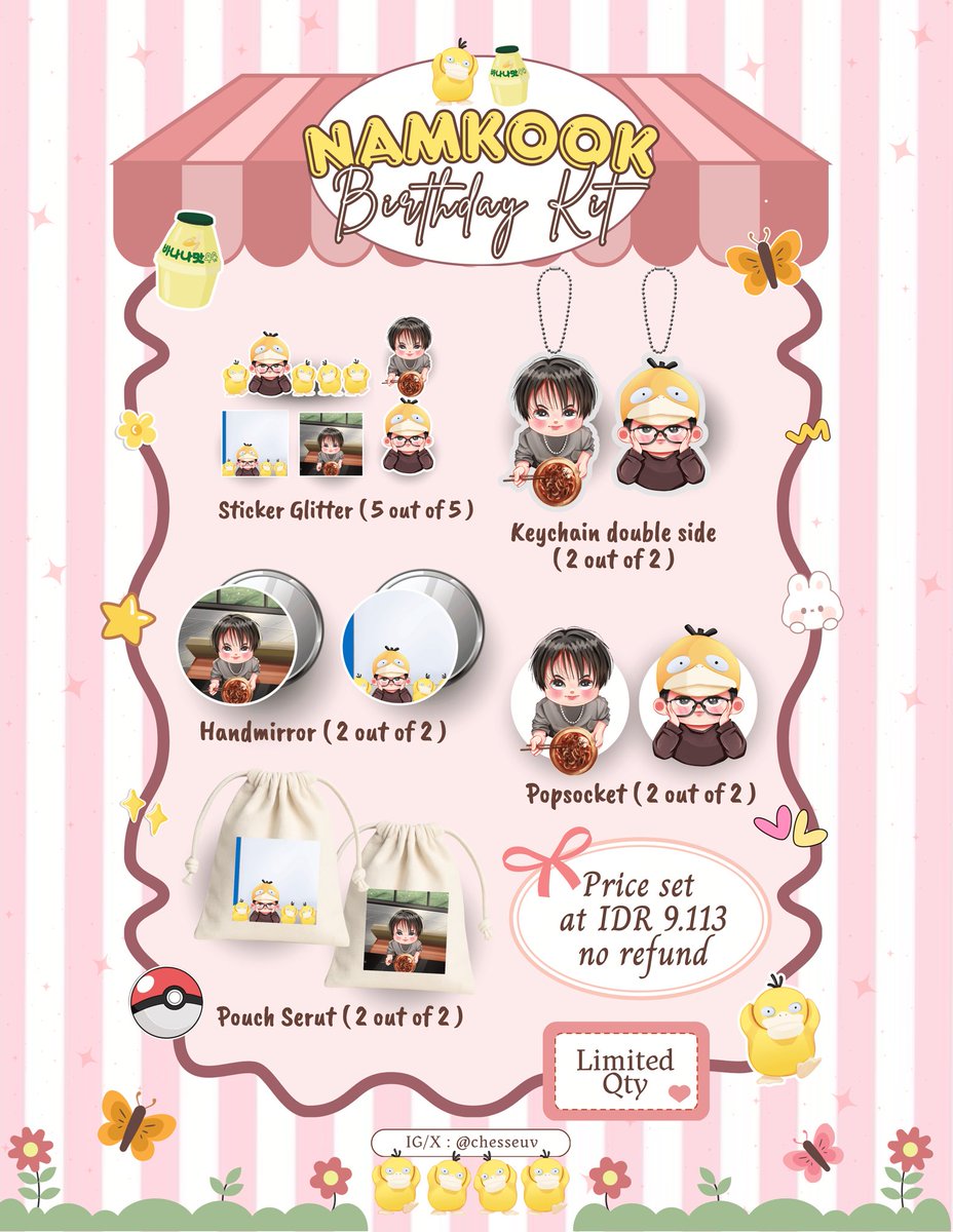 chesseuv's tweet photo. ৎ୭˚˖٠ NamKook birthday freeclaim ˚˖٠ ৎ୭

🗓️ 25 September 2026, 19:00 wib
✨limited stock

let’s check pict for detail, then see you🥰 https://t.co/GAEGNKsbck