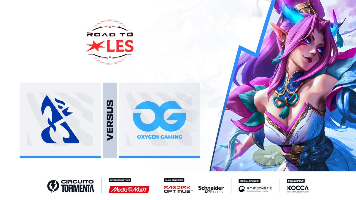 SomosLaTormenta's tweet photo. โ๏ธ SEMIFINAL #1 | ROAD TO LES
Arranca la fase decisiva. ๐ฅ
๐ @AzE_esports_ vs @GamingOxygen
๐ 17:00h
Una victoria les separa de la Gran Final y de seguir luchando por el Seed #4. ๐
#RoadToGlory https://t.co/xtiuO7MbyN
