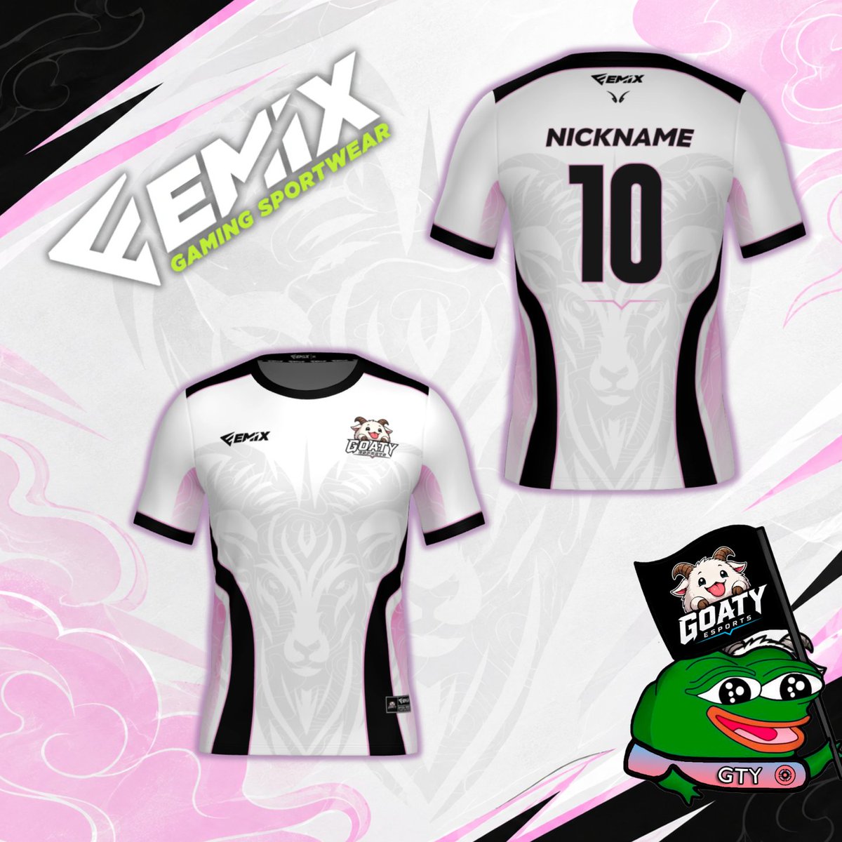 GoatyEsports's tweet photo. YA ESTÁ AQUÍ LA CAMISETA OFICIAL DE GOATY ESPORTS

Es un placer presentar nuestra nueva camiseta junto a @Emix_Gaming_

Ya puedes conseguir la tuya y vestir los colores de las cabras.

🔗 Link en comentarios.

#GoGoaty https://t.co/VuIeMpd4Rr