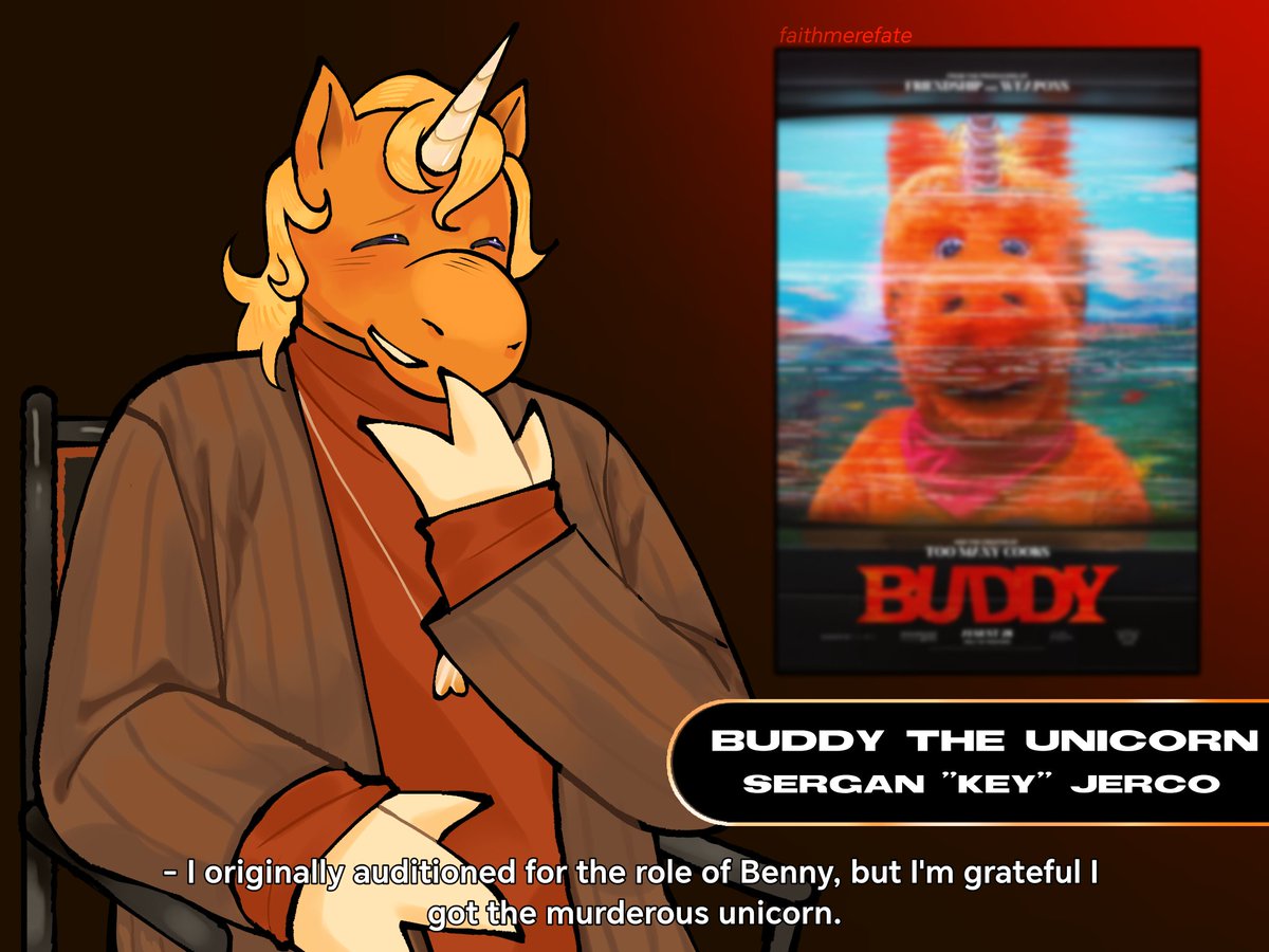 faithmerefate's tweet photo. Buddy Actor AU!!! 🪓 
#BuddyActorAU #buddy #buddyhorrormovie https://t.co/ueRaHO57W0