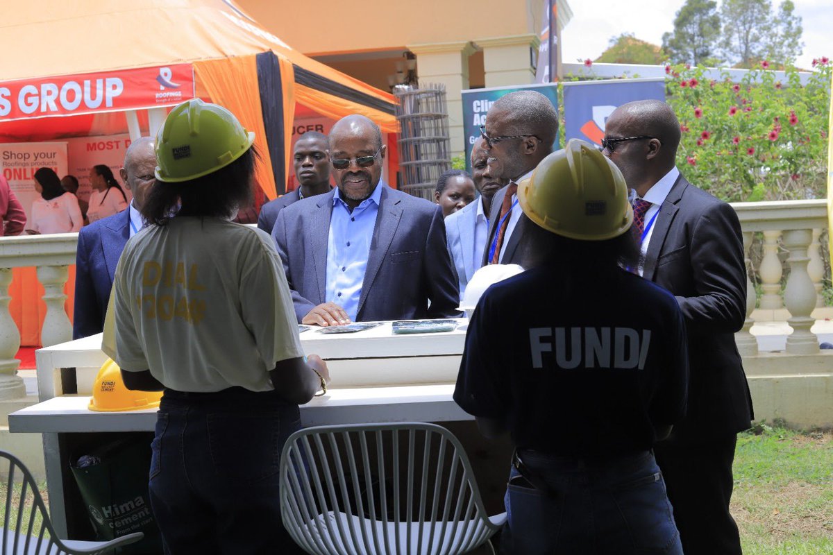 UgWonderland's tweet photo. Hon. @AmosLugoloobi, State Minister @mofpedU (Planning) stopped by the #HimaCement tent at Lake Victoria Serena Golf Resort, Kigo. Make your way to the tent today, connect with the Hima Cement team, and join the conversation on building Uganda’s future. #CHADA2026 @HimaCement https://t.co/Lal4J9HPBs