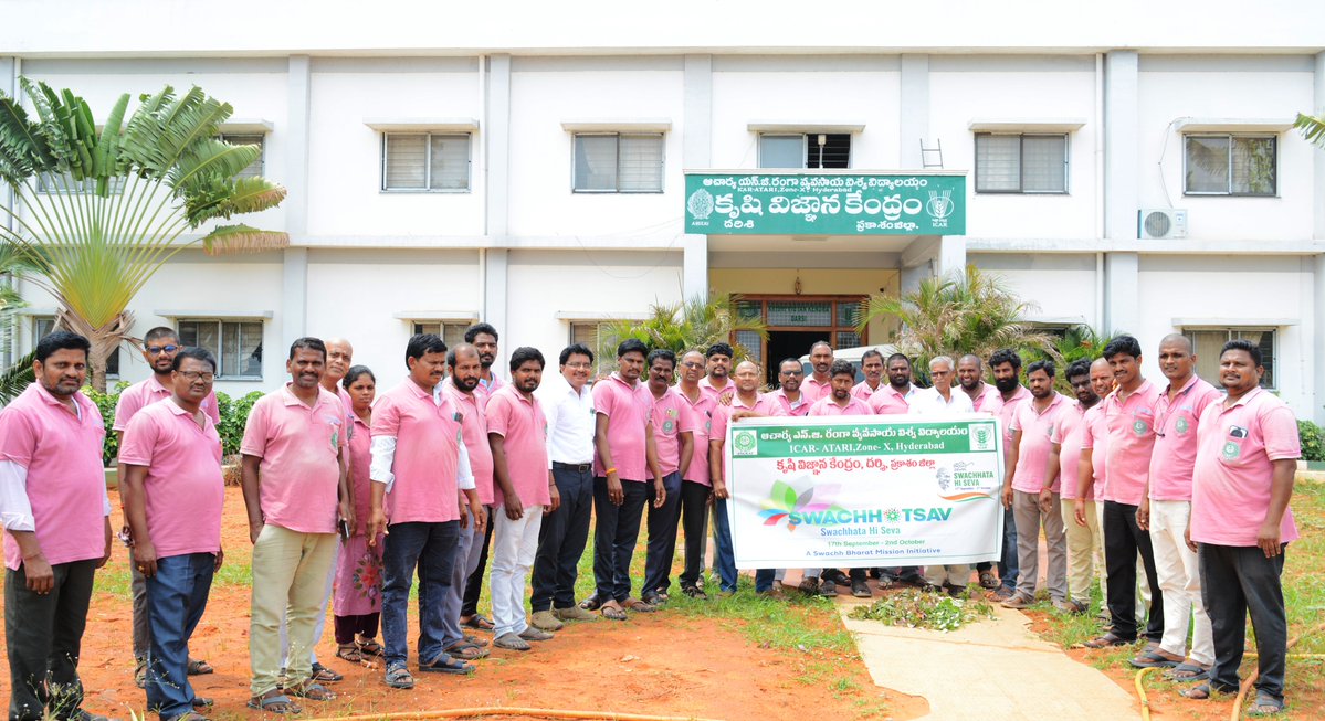 DarsiKvk's tweet photo. Conduted Swachhta Hi Seva programm at KVK, Darsi https://t.co/rFZ0XJkw4s