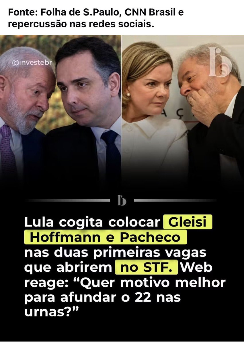 JoseDinisPFons1's tweet photo. B R A S I L

@LulaOficial - o comunista - 

CIDADÃOS DA NOSSA NAÇÃO VEJAM O QUE NOS ESPERAM SE O VOTO DE VOCÊS NO DIA 04/10/2026 NÃO FOR NOS CANDIDATOS  DE DIREITA E ESCOLHEREM UM COMUNISTA PARA PRESIDÊNCIA. https://t.co/GuywsTS8ef