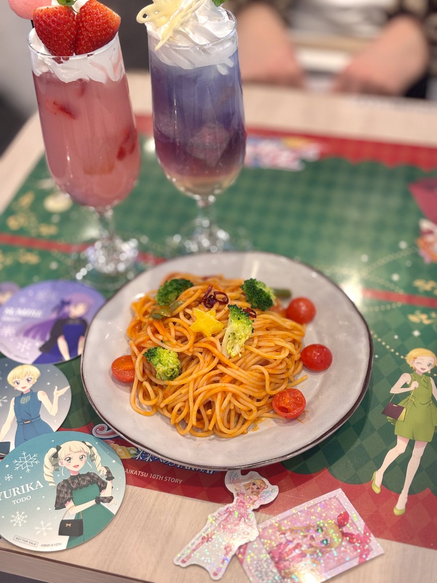 letsgoaikatsu's tweet photo. 去年行ったコラボカフェ！🍓 https://t.co/kMmYLdmOUF