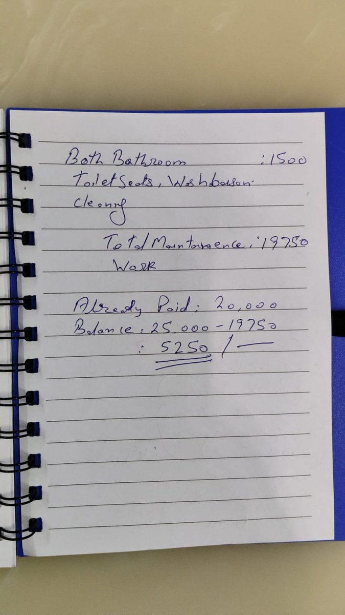 PoisonMeNow's tweet photo. Had a harrowing experience in vacating 5/124 Subhash Nagar. This landlord deducted unwanted amount from refundable security deposit. Why would tenant bear the charges for cleaning and maintenance after vacating? These damages are made up.
 @DelhiPolice 
Complaint registered. 🙏 https://t.co/bUC6FTu8V4