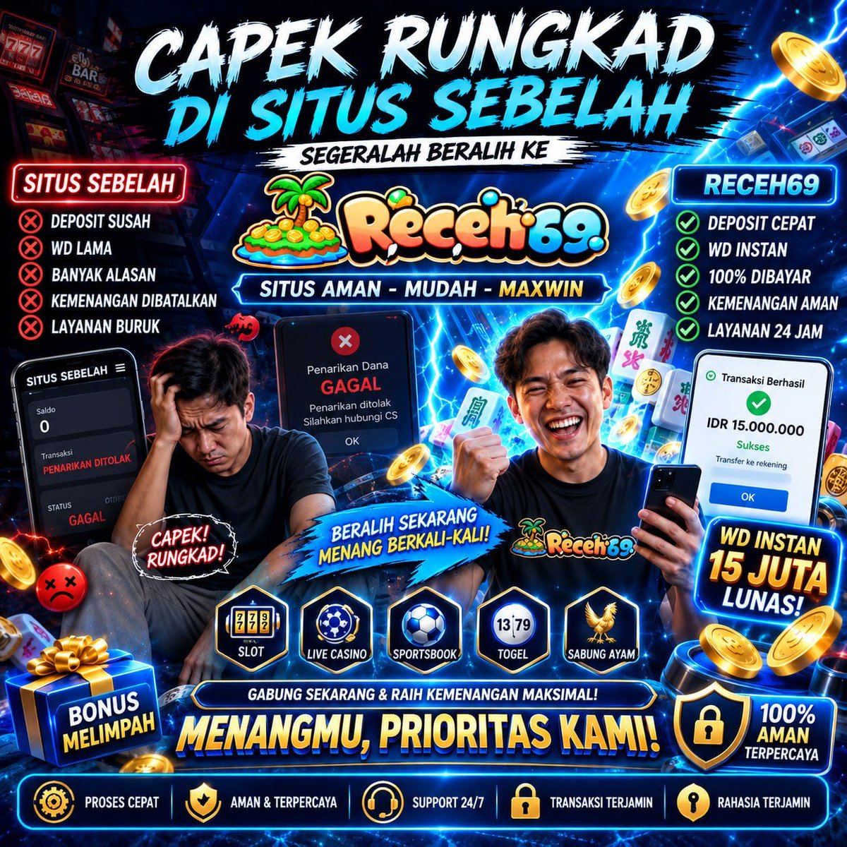 GrecciaPacchio2's tweet photo. SLOT GACOR HARI INI 
🎇 Saat yang tepat untuk bergabung
🎁 Banyak promo spesial tersedia
👑 Kesempatan terbaik hari ini!
🔗 Link Gacor hari ini : https://t.co/T9ADM1Jrb9 https://t.co/IM3XxwFh89