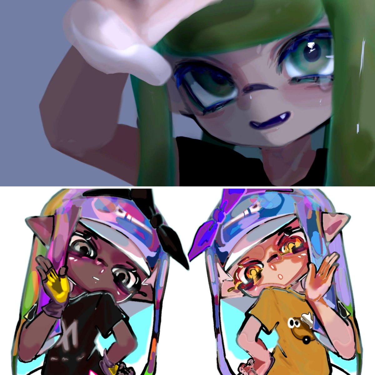 jiKkgdJMmT35126's tweet photo. #スプラトゥーン絵描きさんと繋がりたい
基本毎日投稿してる絵師です
※スプラ絵多めですが
たまに人も投稿します※
いいねやRTでお迎えいきます https://t.co/dprklTMGv0